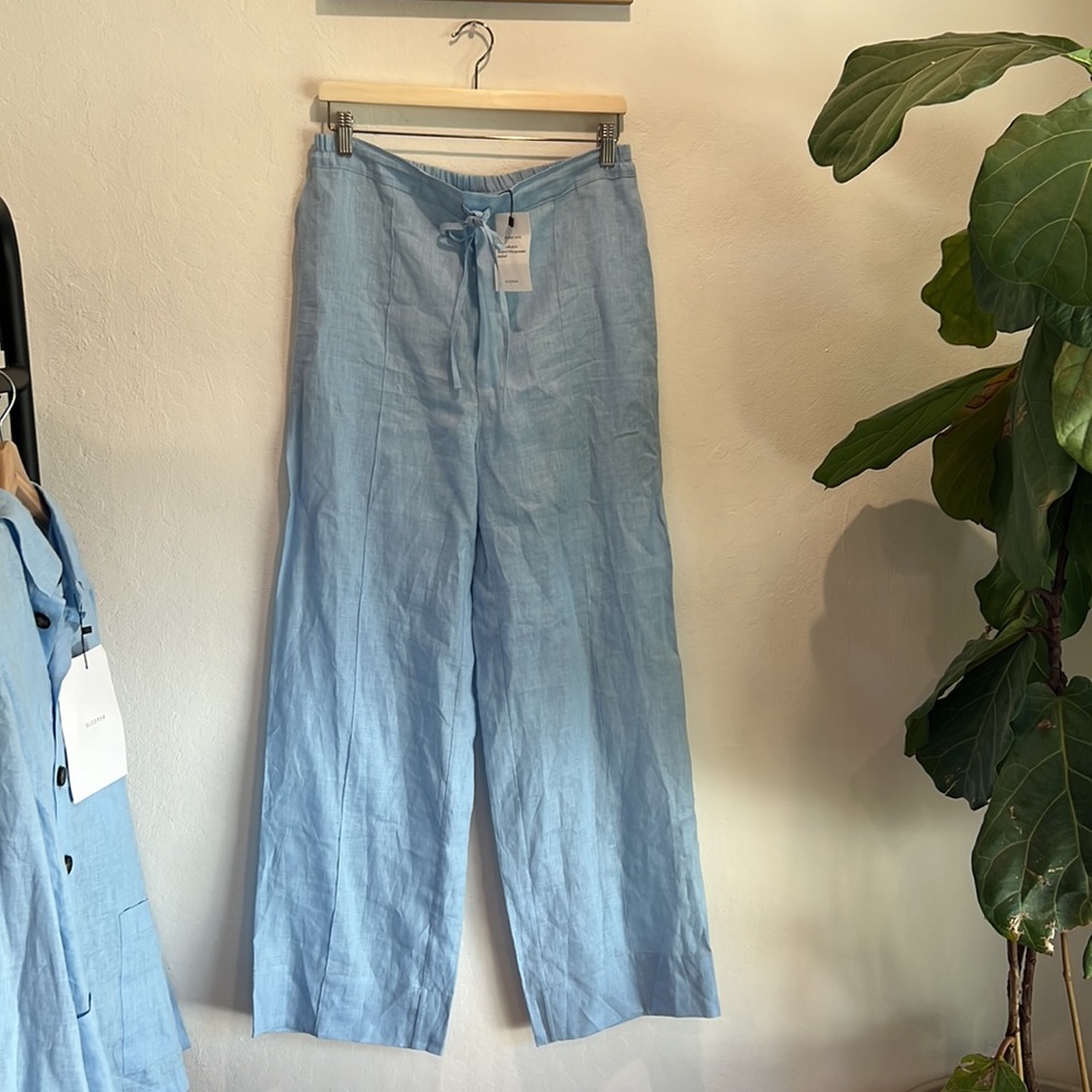 Sleeper linen two piece pajama loungewear set - Picture 7 of 9